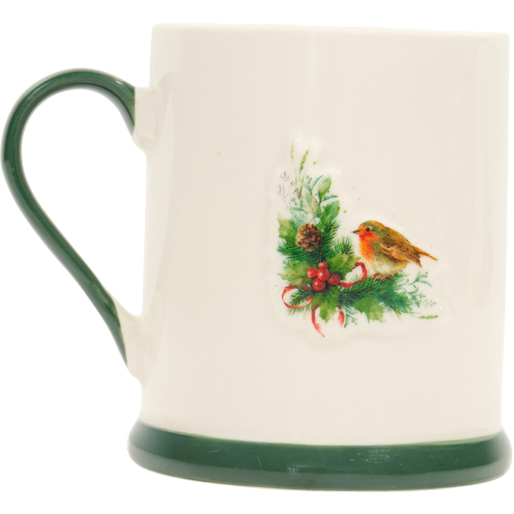 3D Robin or Mistletoe Mug Image 3