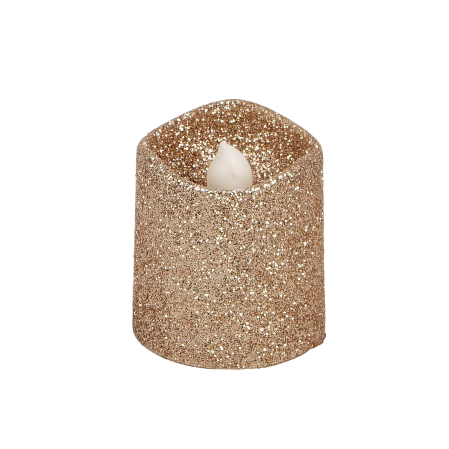 Single Glitter LED Candle 6 Pack in Assorted styles Image 4