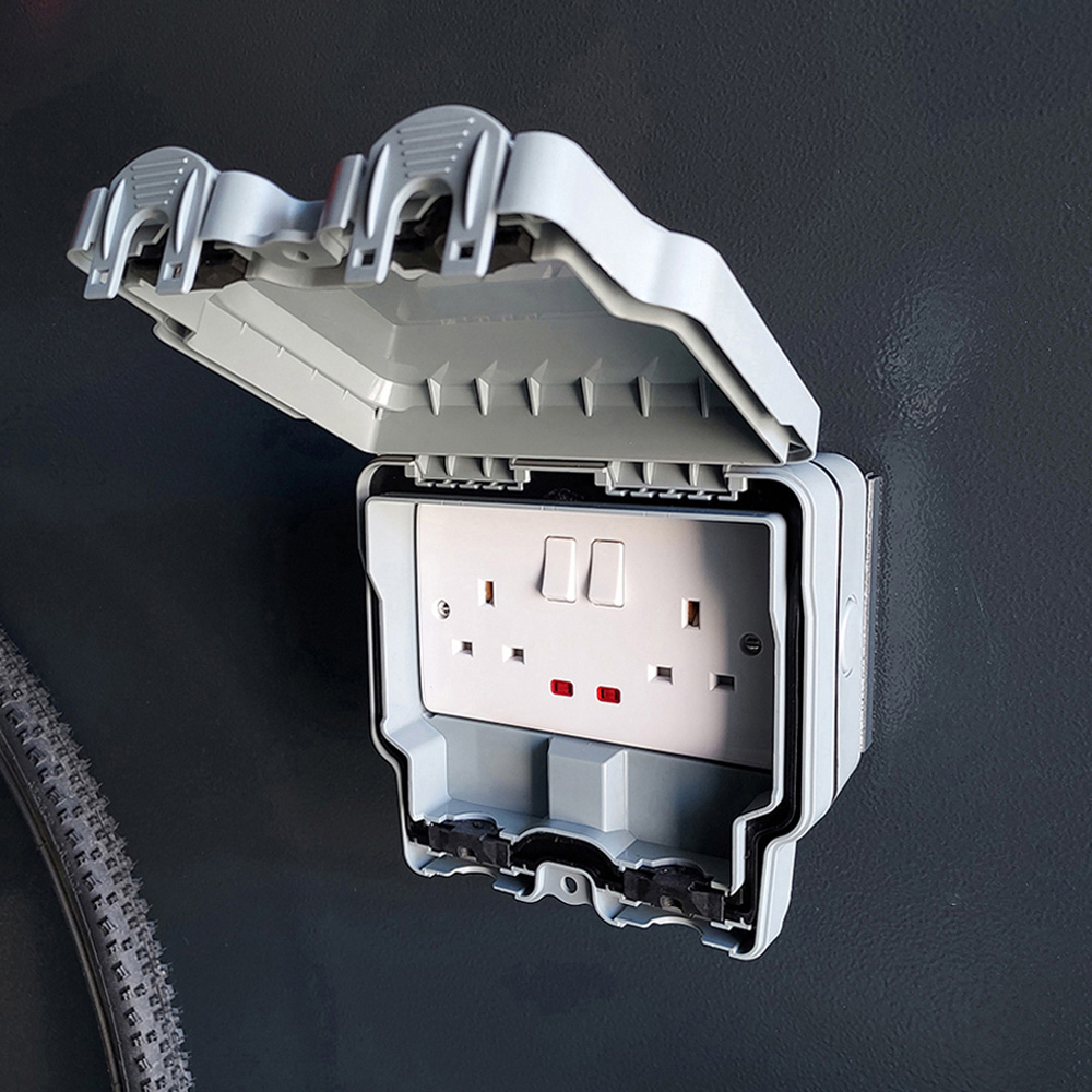 Asgard Centurion 5x 14ft Double Door Grey High Security Apex Motorcycle Garage Image 5