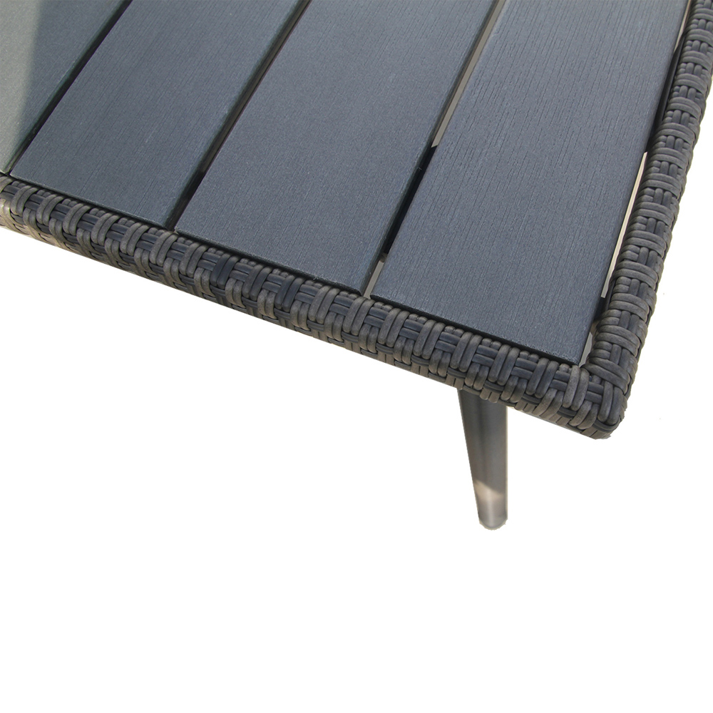 Furniture One 6 Seater Rattan Stackable Garden Dining Set Image 4