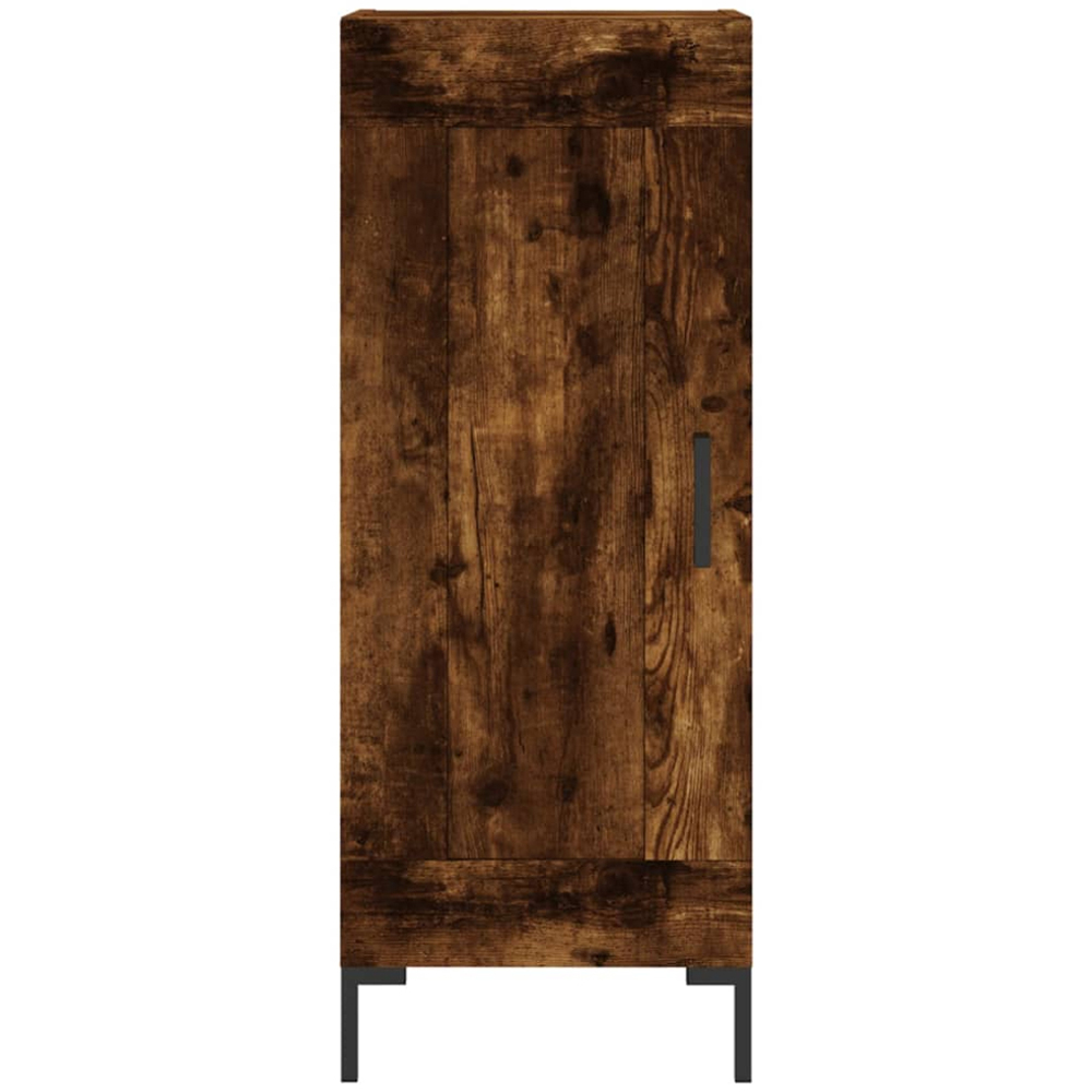 vidaXL 2 Door Smoked Oak Highboard Image 8