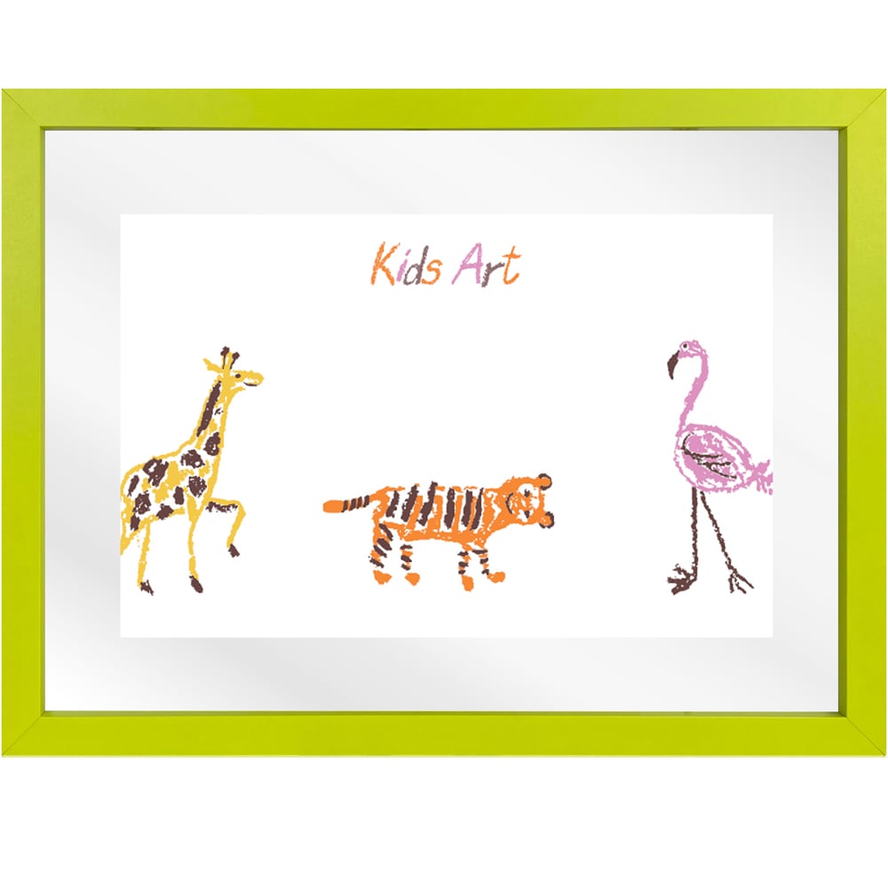 Innoteck Essentials Green Children Artwork Gallery Photo Frame Image 1