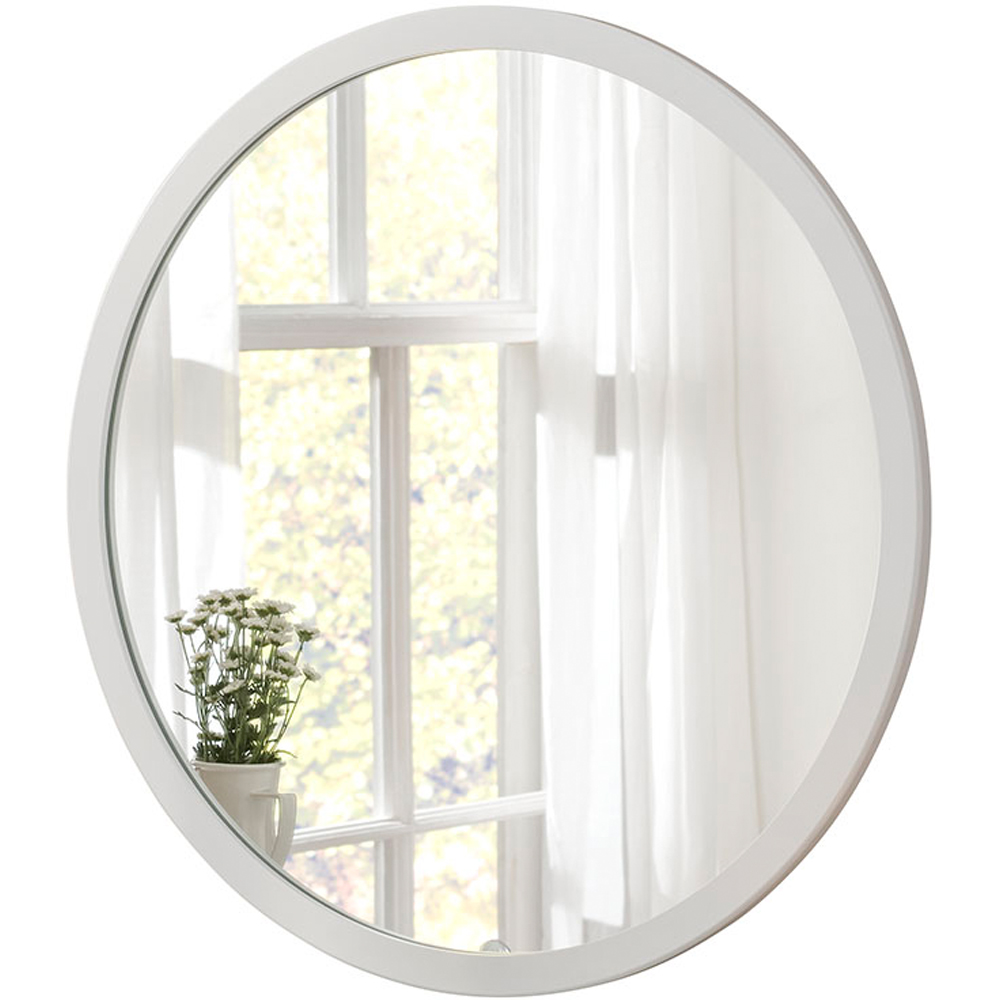 Yearn Classic Gold Round Wall Mirror 90cm Image 1