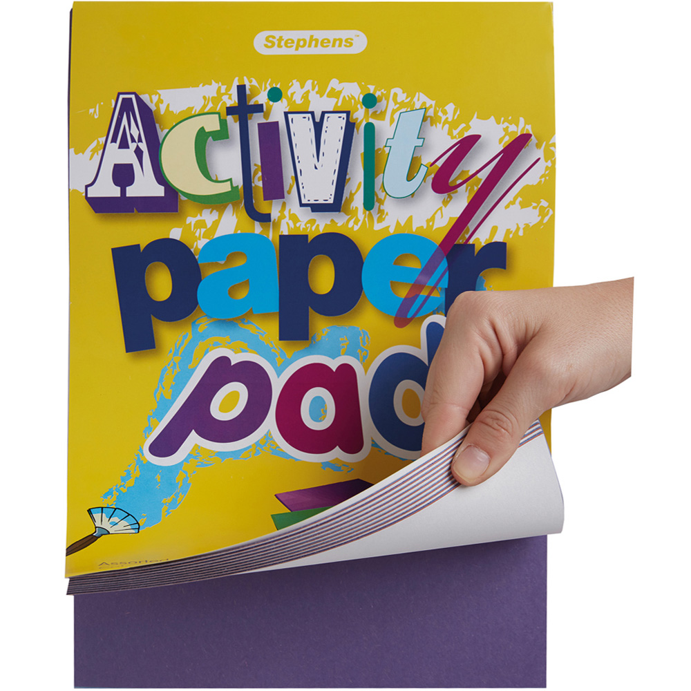 Stephens A4 Assorted Activity Pad 100 Sheets Image 2