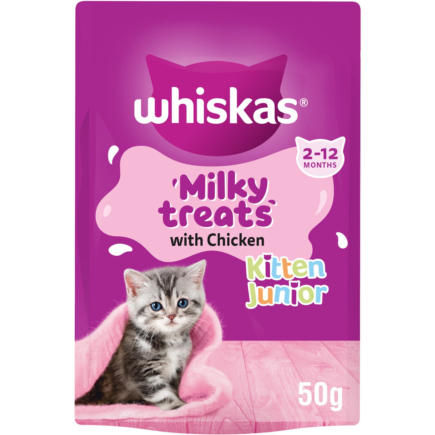 Whiskas Kitten Milky Treats 50g - Brown Image 1