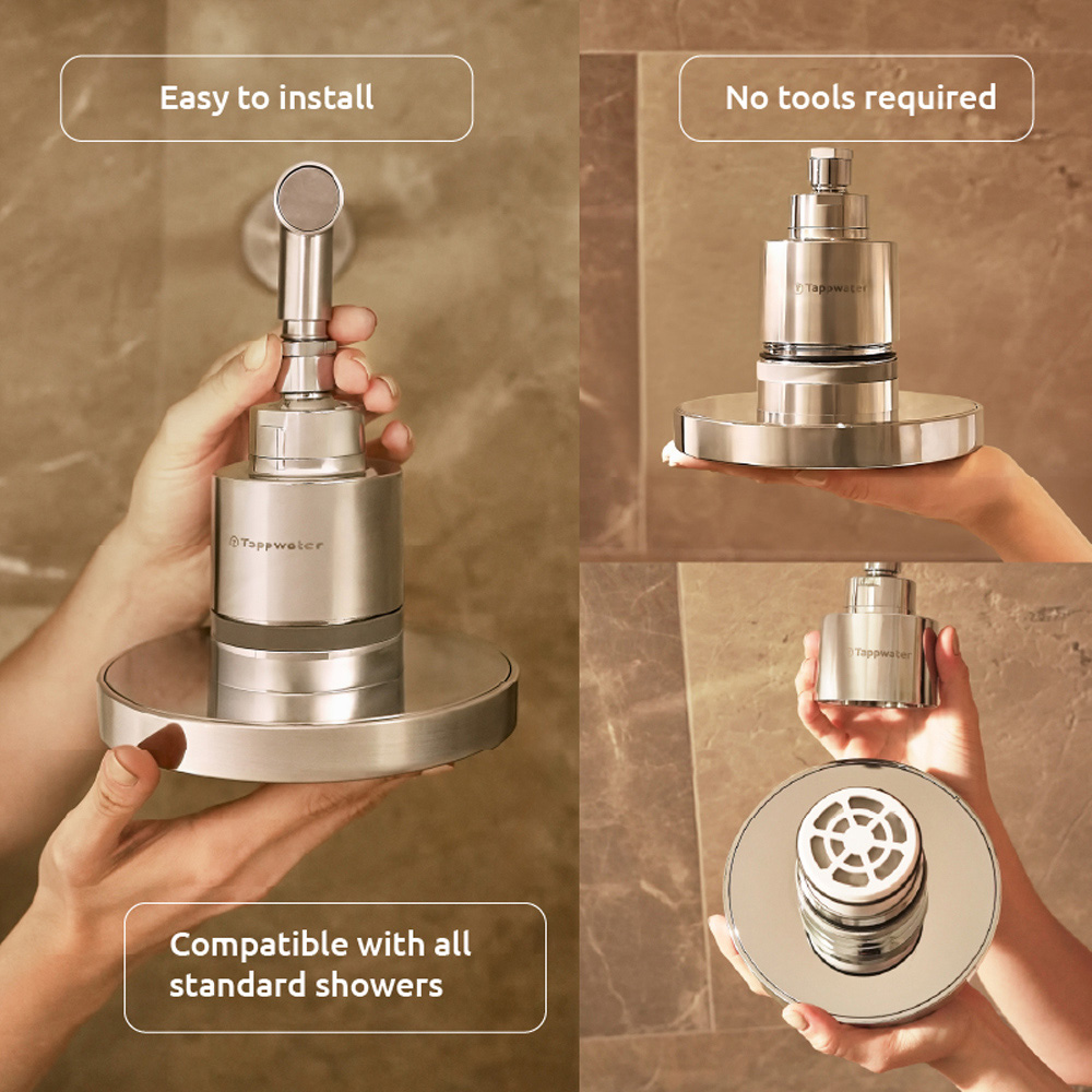 Tappwater ShowerRain TSR-N101 Showerhead Filter Starter Pack Image 6