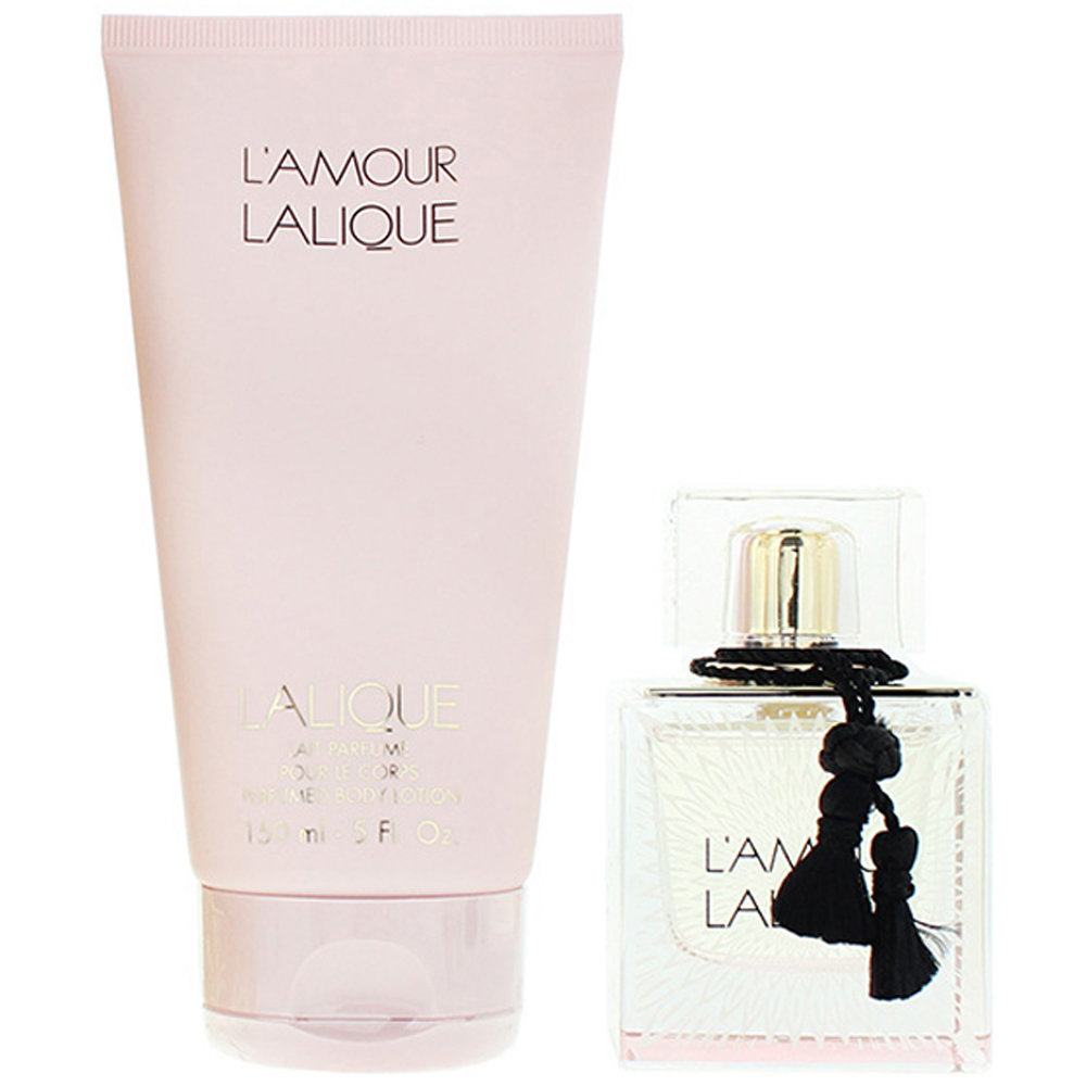 Lalique L'amour Body Lotion 150ml 2 Piece Gift Set Image 2