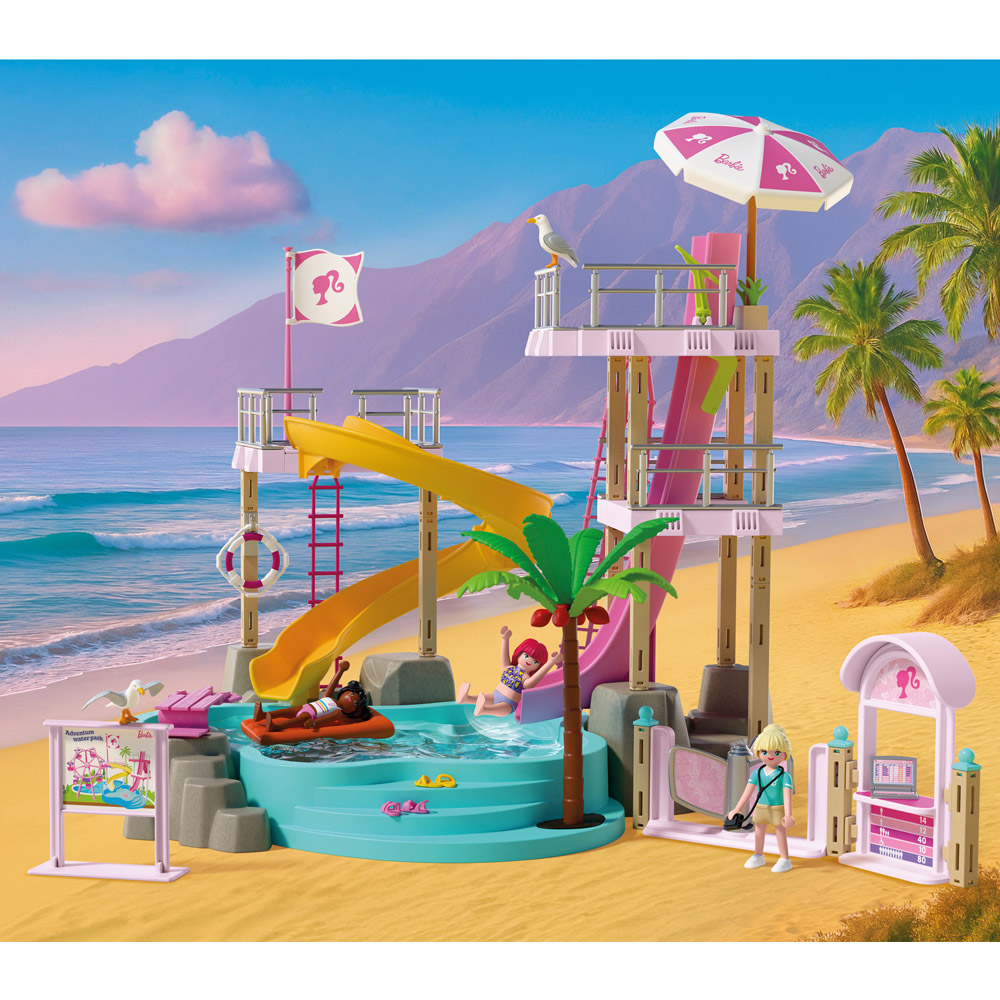 Playmobil x Barbie Waterpark Playset Image 8