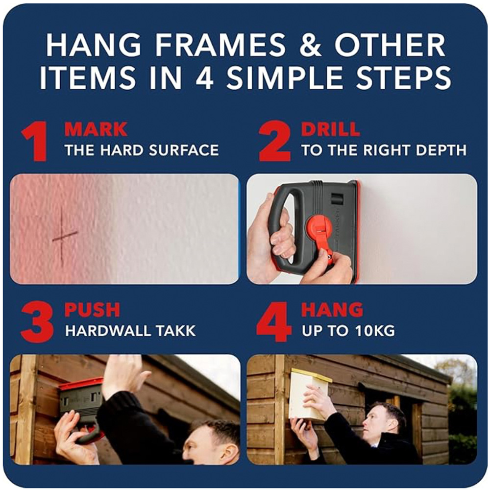 Takker Hardwall Picture Hanging Kit 35 Piece Image 2
