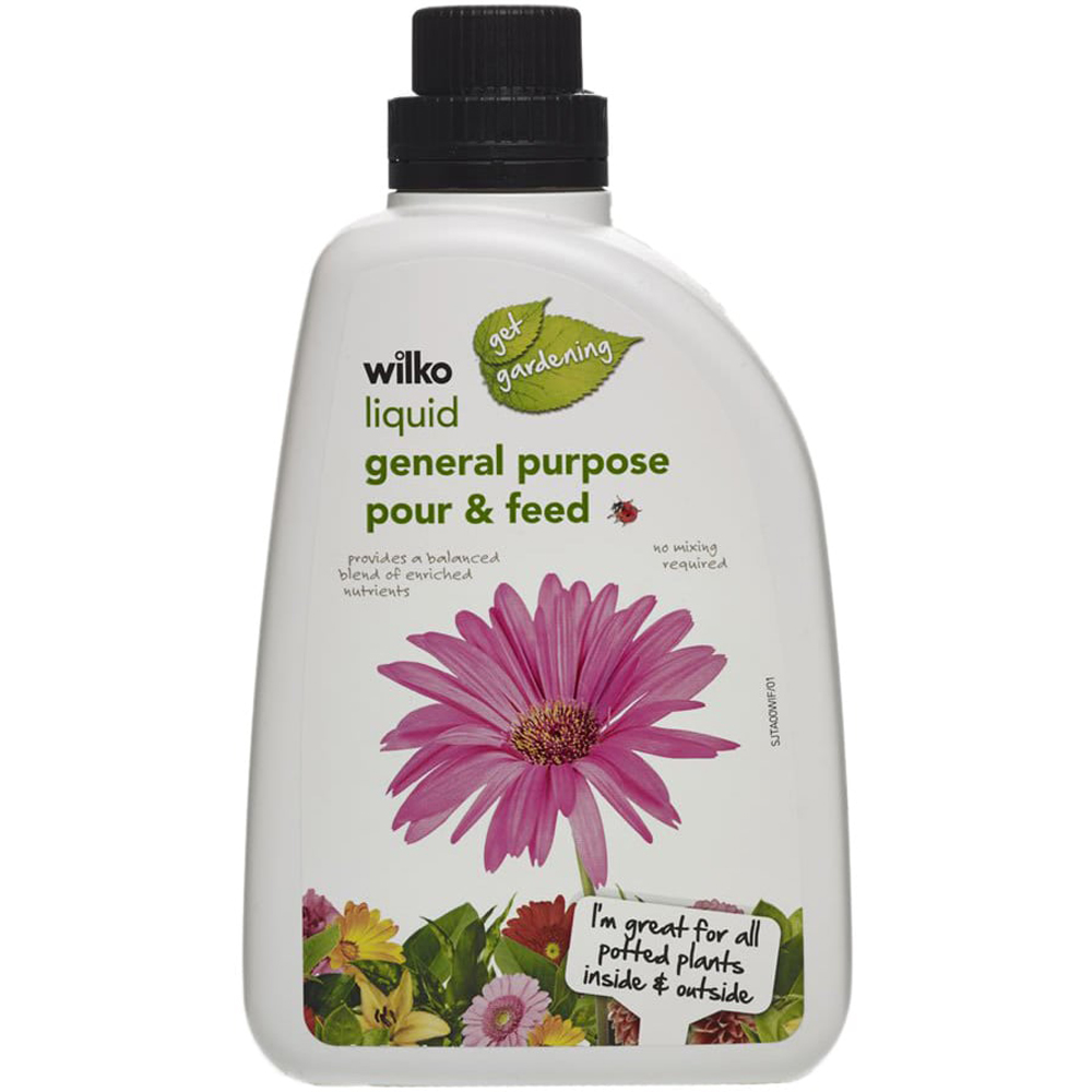 Wilko General Purpose Pour and Feed Liquid 1L Image 1