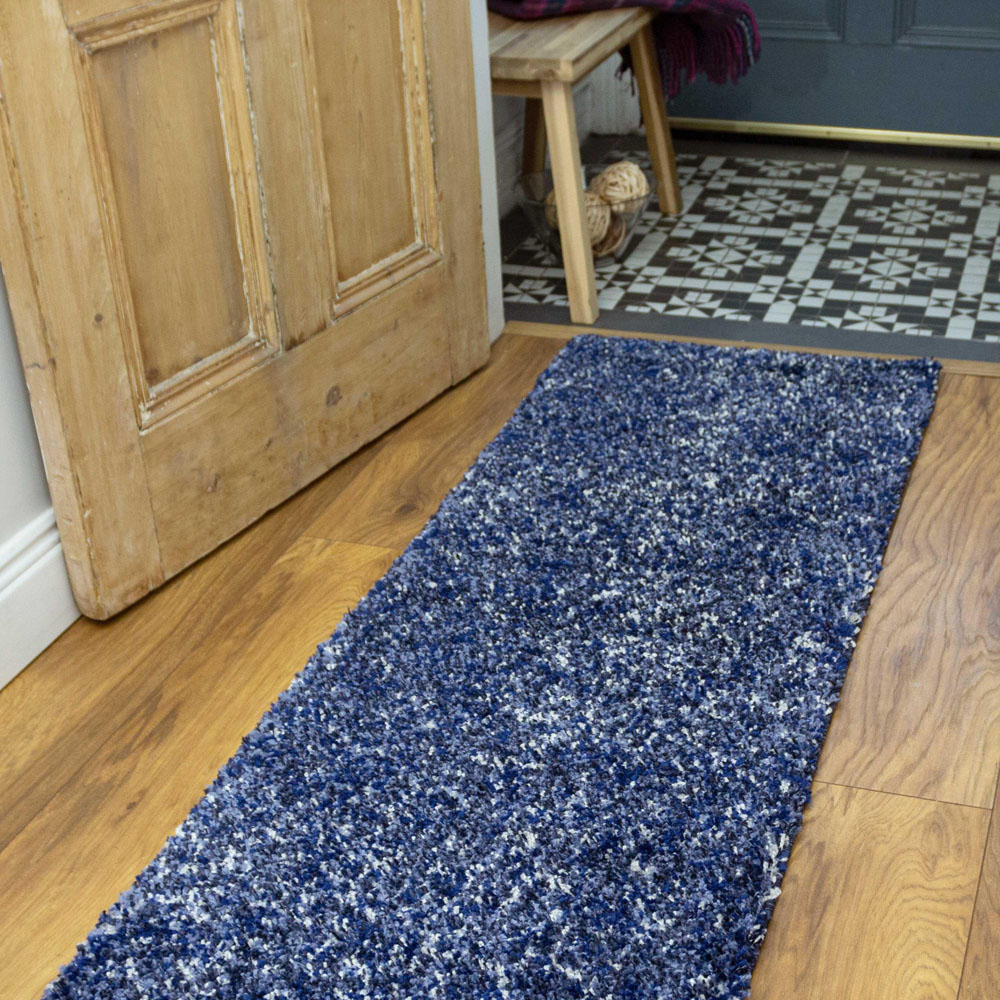 Kukoon Alder Navy Shaggy Rug 60 x 240cm Image 2