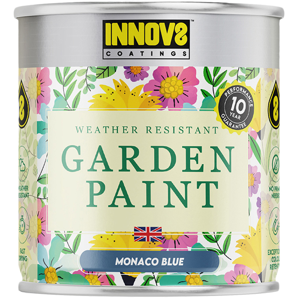 Innov8 Coatings Monaco Blue Garden Paint 750ml Image 2
