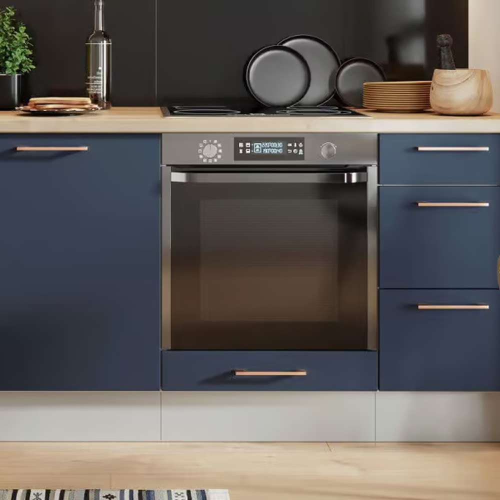 Impact Furniture Nora Single Door Kitchen Dark Navy Kitchen Oven Housing Base Unit 600mm Image 2