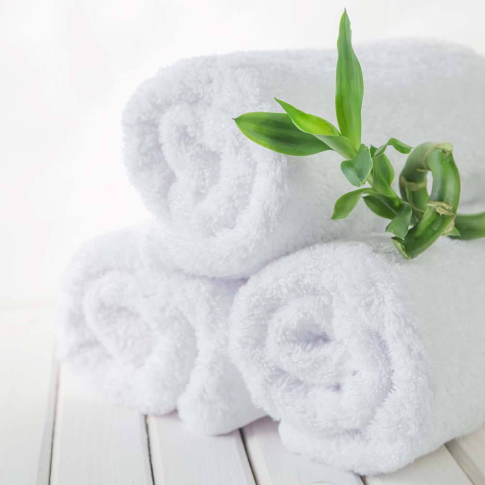 Allure Bath Fashions Bamboo White Luxury Marlborough Bath Sheet Image 5