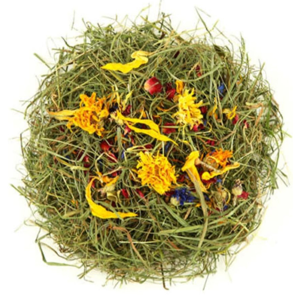 Nature's Own Timothy Rich Hay with Mixed Flowers 1kg Image 3