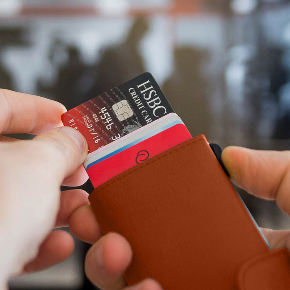 Red5 Tan RFID Cardholder Wallet Image 2