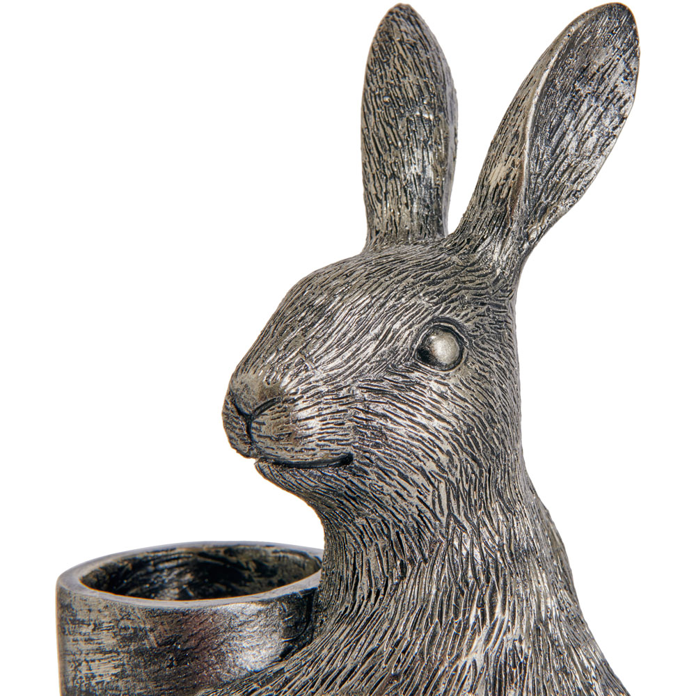 Wilko Resin Rabbit Tealight Holder Image 4