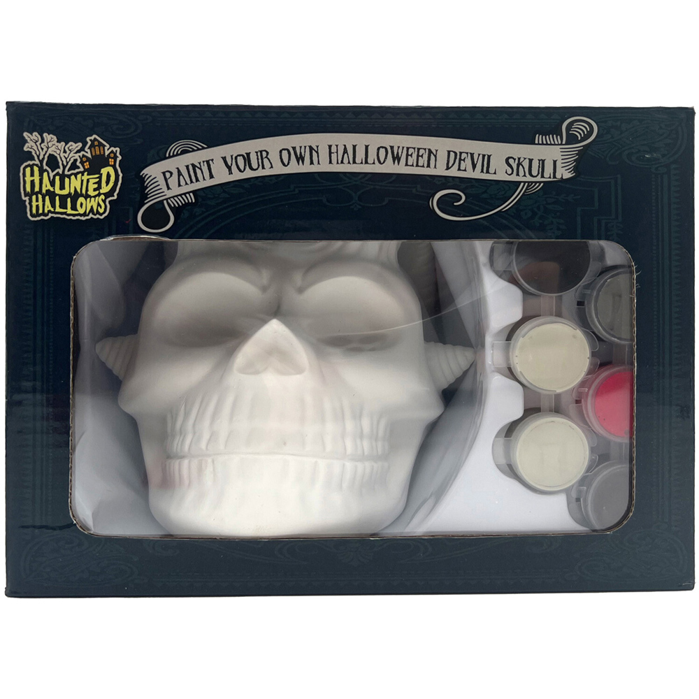Paint Your Own Halloween Devil Skull Kit Image 1