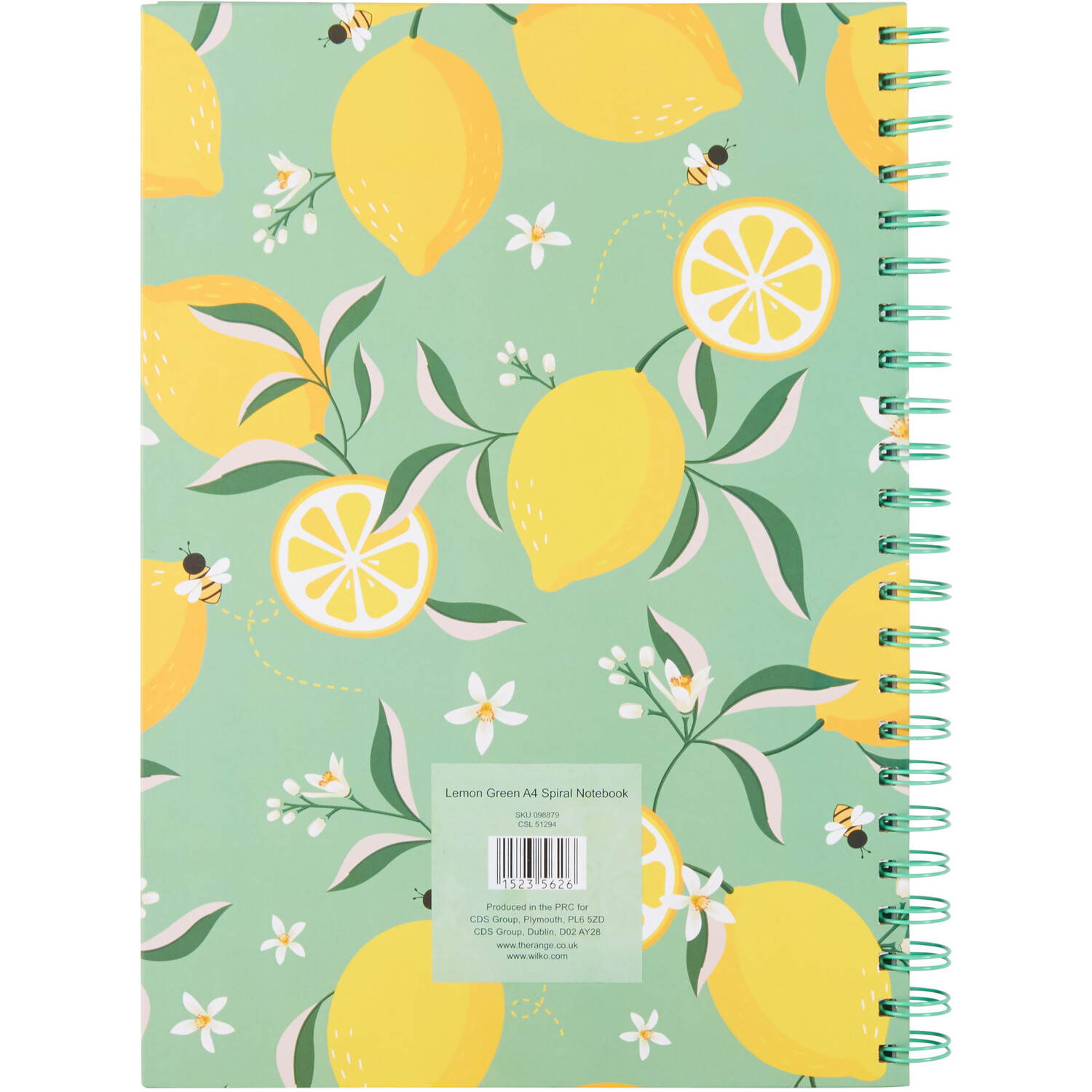Lemon Spiral Notebook - A4 Image 2