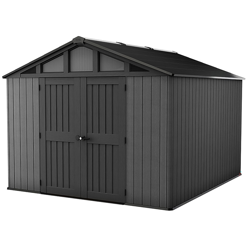 Keter Stronghold 10 x 11.5ft Grey Apex Garden Storage Shed Image 1