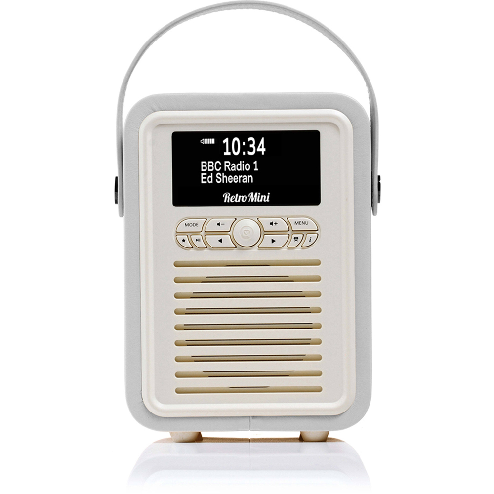 VQ Retro Mini Grey DAB Digital Radio Image 3