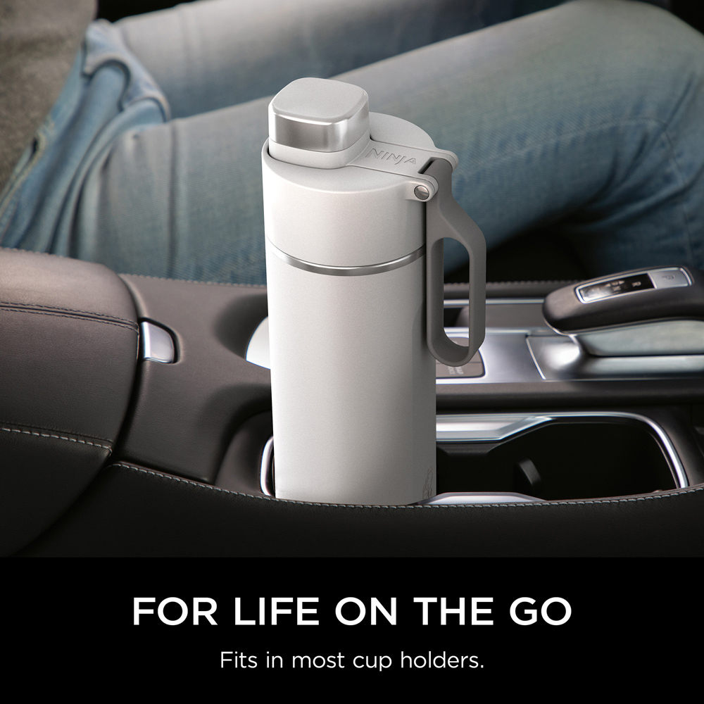 Ninja Thirsti DW2401EUUKWH White Carbonated Drink Travel Bottle 700ml Image 4