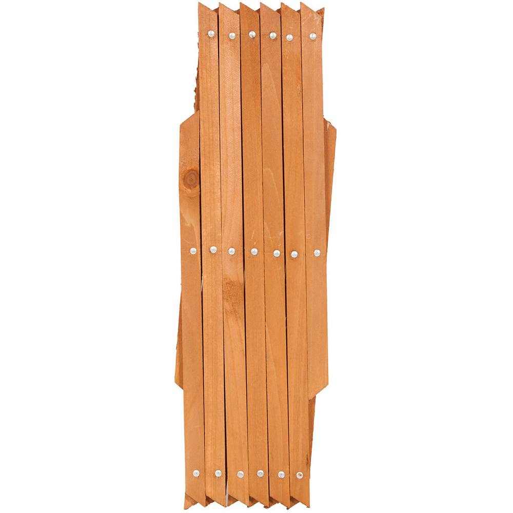 Expanding Wooden Garden Trellis Tan 180 x 30cm Image 1