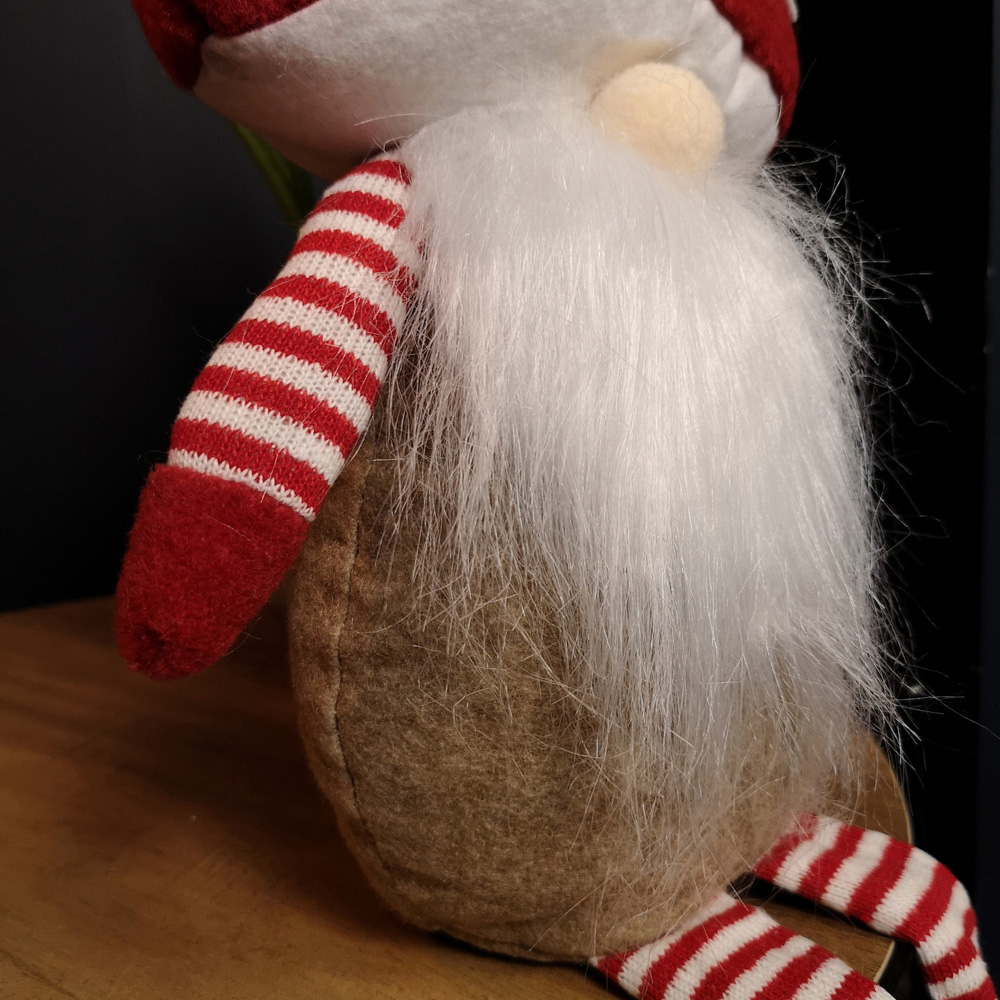 Samuel Alexander Red Stripey Plush Sitting Boy Gonk Christmas Decoration 53cm Image 5