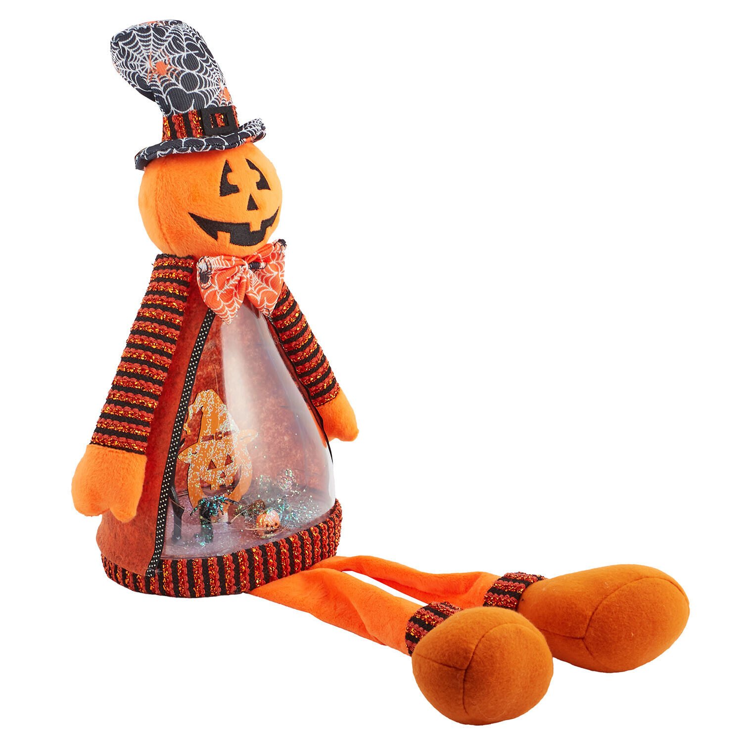 Halloween Sitting LED Pumpkin Scene Image 2