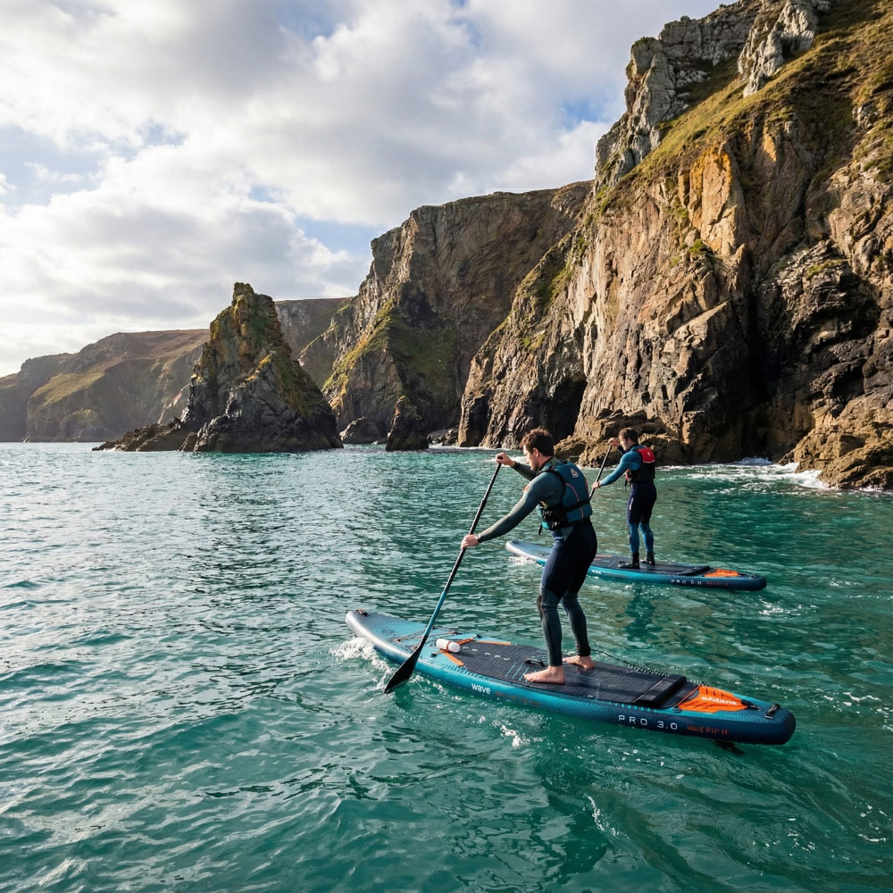 Wave Pro 3.0 SUP 12.6ft Navy Inflatable Paddleboard Image 2