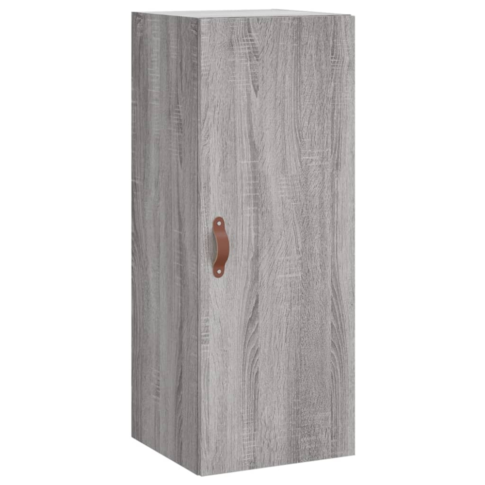 vidaXL Single Door 2 Drawer 2 Shelf Grey Sonoma Highboard Image 7