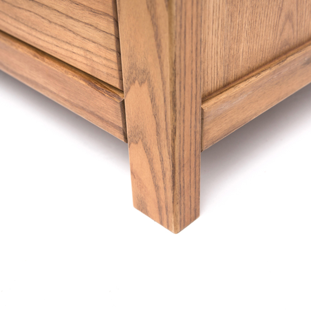 Cabinet Bits Trivento 5 Drawer Brown Brass Knob Chest of Drawers Image 8