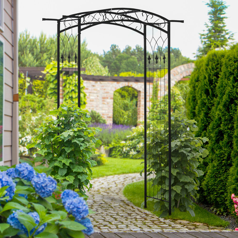 Outsunny 7 x 4ft Metal Garden Arch Image 8