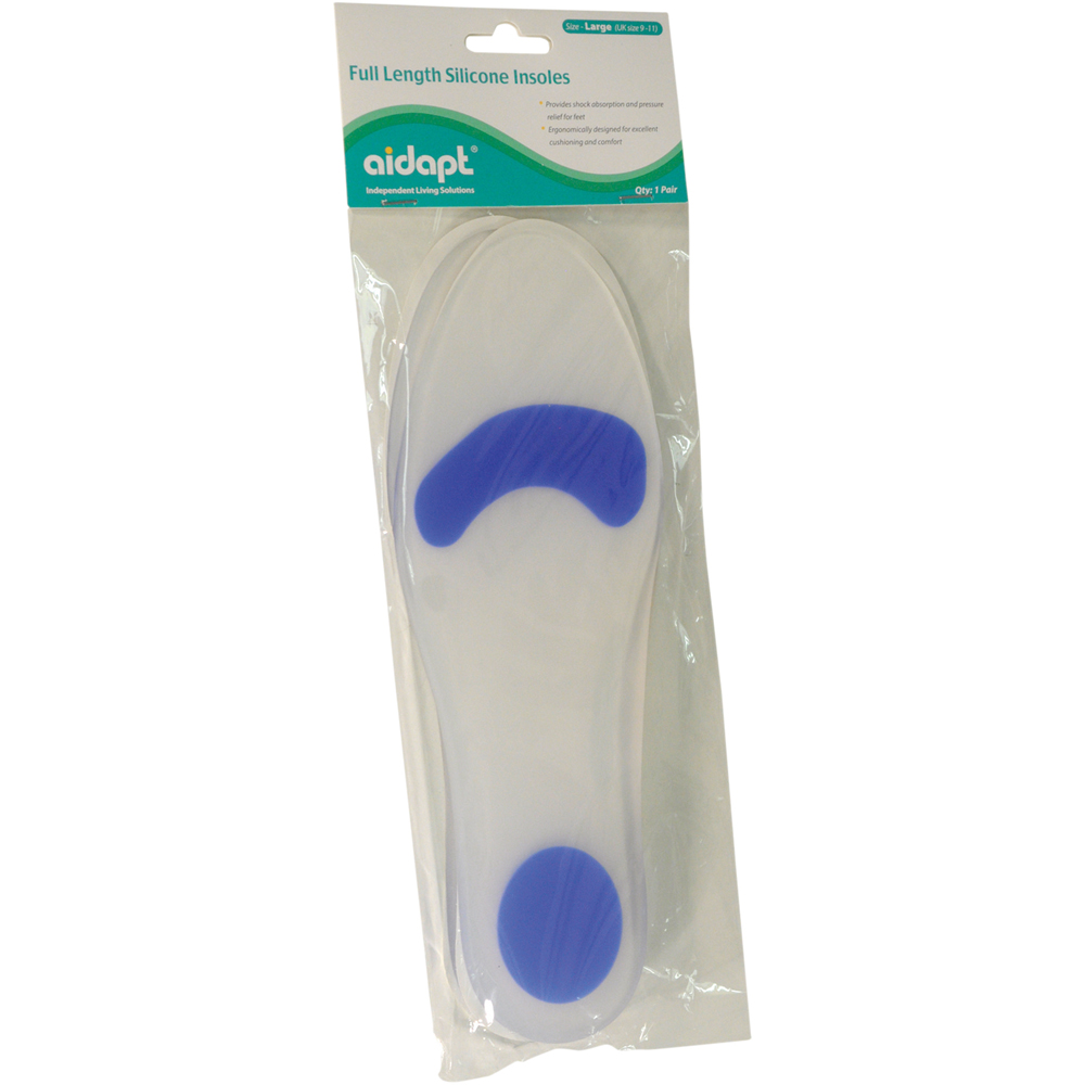 Aidapt Large Silicon Insole Pair Image 1