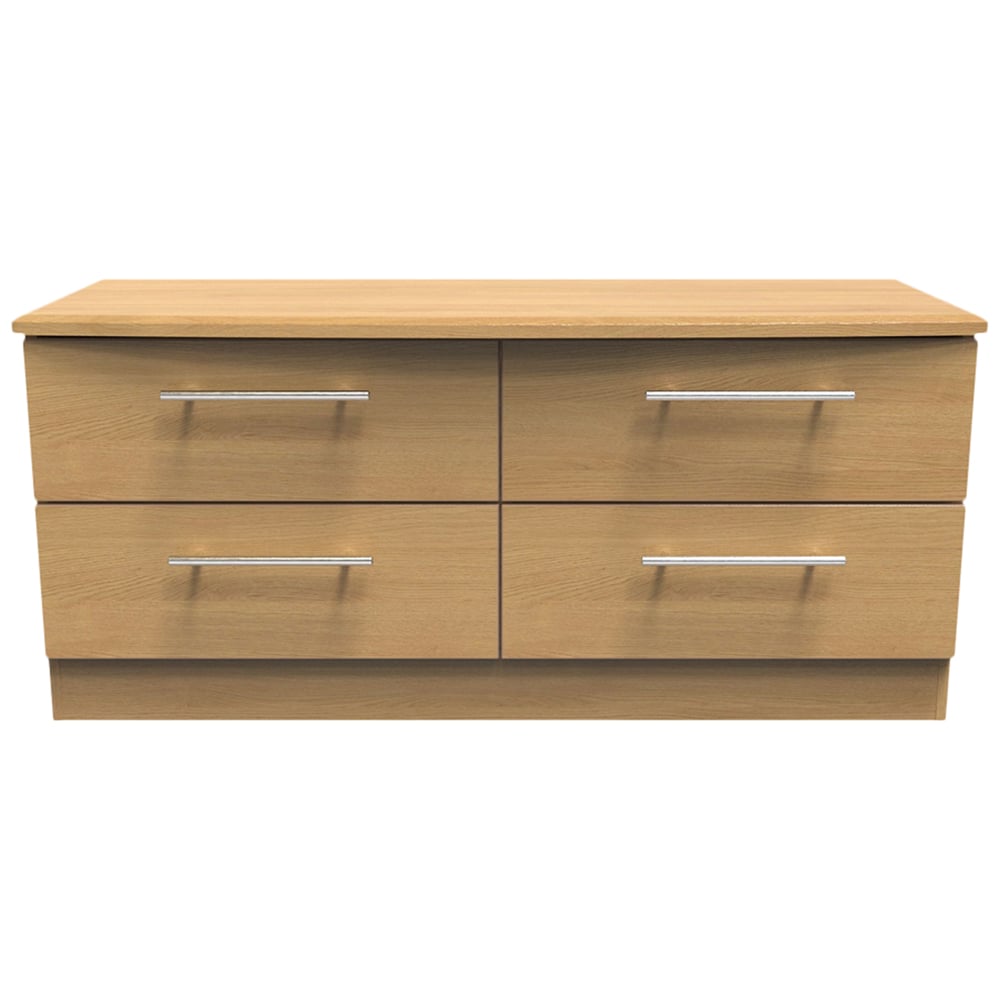 Crowndale Sherwood 4 Drawer Oak Bed Box Image 2