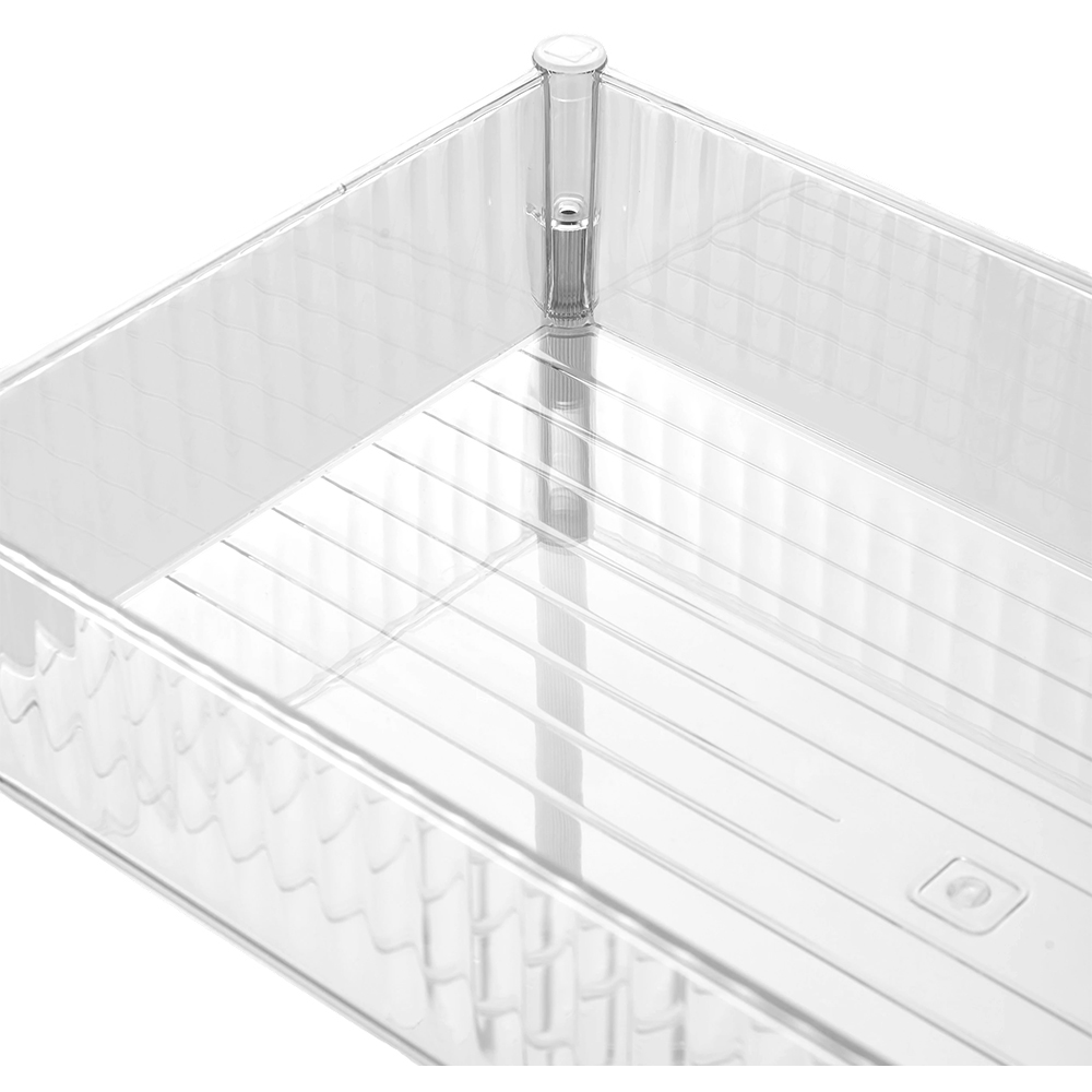 Living and Home 4-Tier Clear Storage Cart Image 6