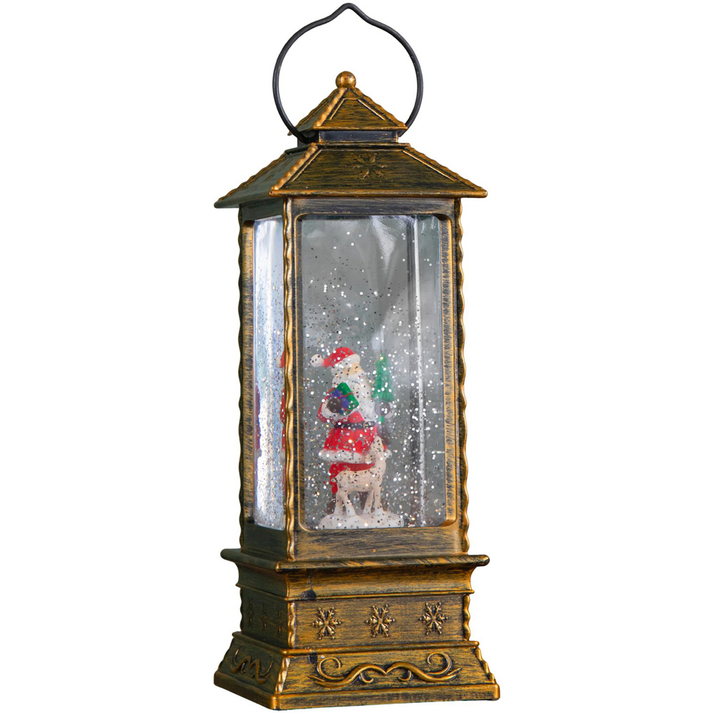 Samuel Alexander Rotating Santa Water Spinner Christmas Decoration 29cm Image 1