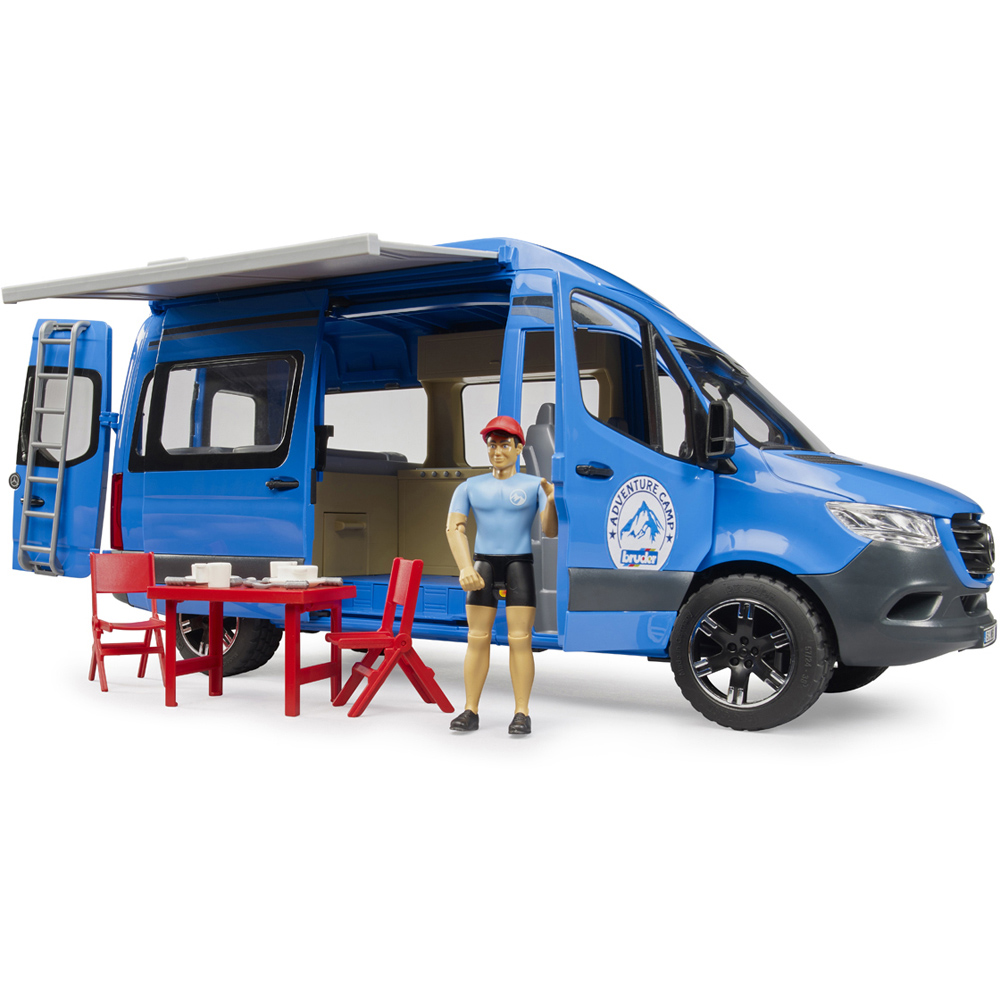 Bruder Kids MB Sprinter Camper with Driver Playset Model Image 3