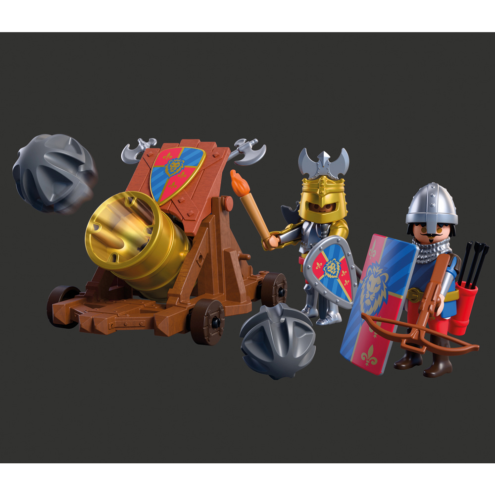 Playmobil Lion Knights' Firing Cannon Playset Image 4