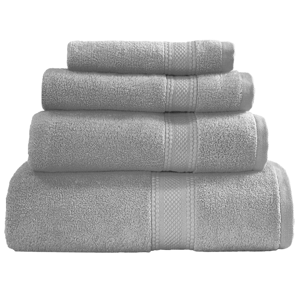 Divante Soft Cotton Pewter Bath Towel Image