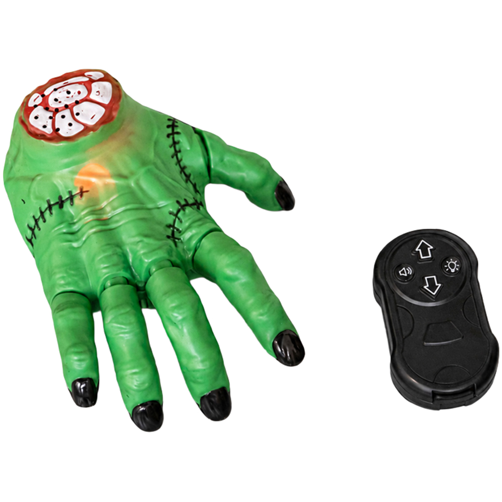 Samuel Alexander Green LED Grizzly Moving Remote-Controlled Halloween Hand Image 1