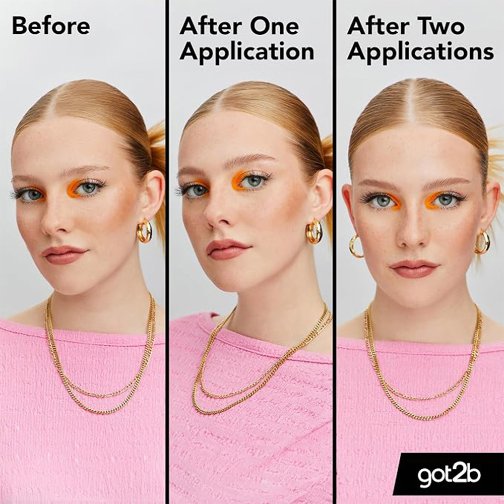 Got2b GEL Glued B & E Tint Dark Brown Strong Hold Tame Flyaways Brow Styling Gel 16ml 6 Pack Image 4