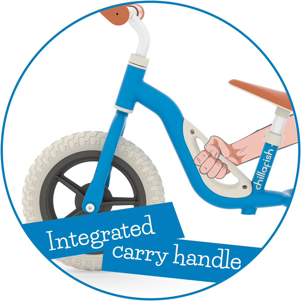 Chillafish Charlie 10 inch Navy Toddler Balance Bike Image 4