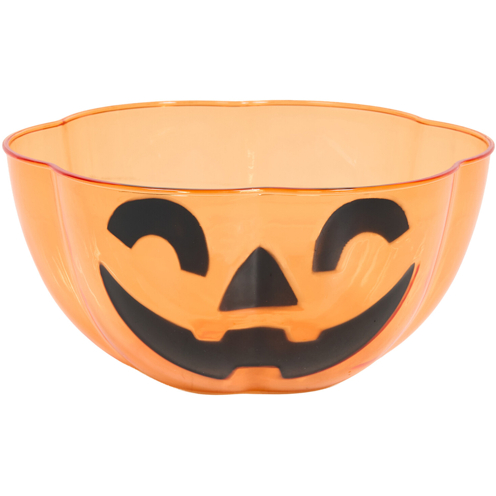 Halloween Pumpkin Bowl Orange Image 2