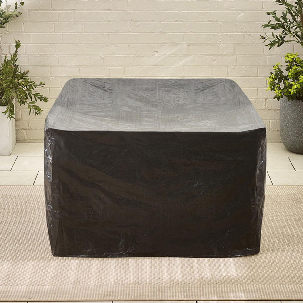 Furniturebox Zante 4 Seater Beige Rattan Sofa Lounge Set Image 7