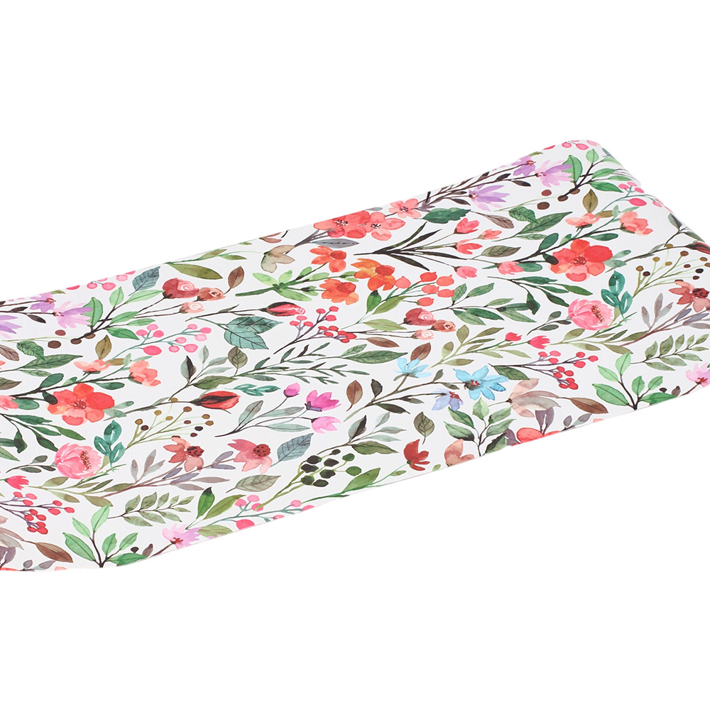 Living and Home Floral Pattern Red and White Peel and Stick Wallpaper Image 4
