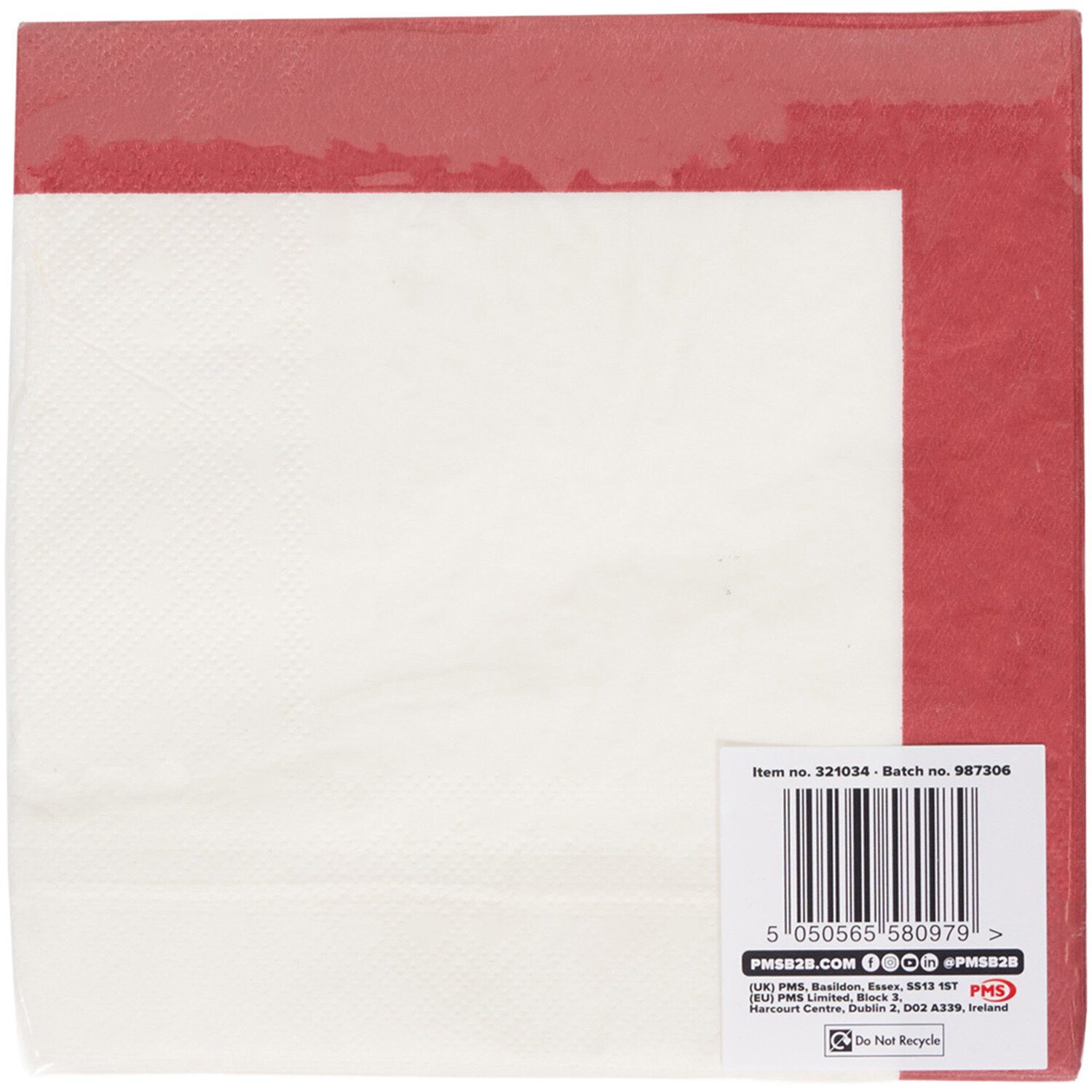 Pack of 12 World Cup 2026 England Paper Napkins Image 2