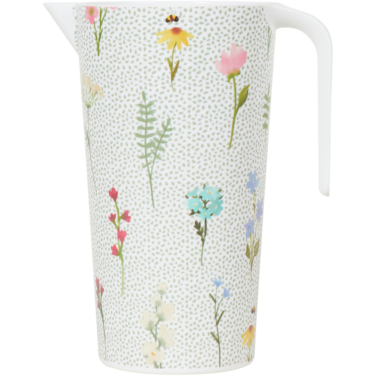 Flower Market Jug - White Image 1