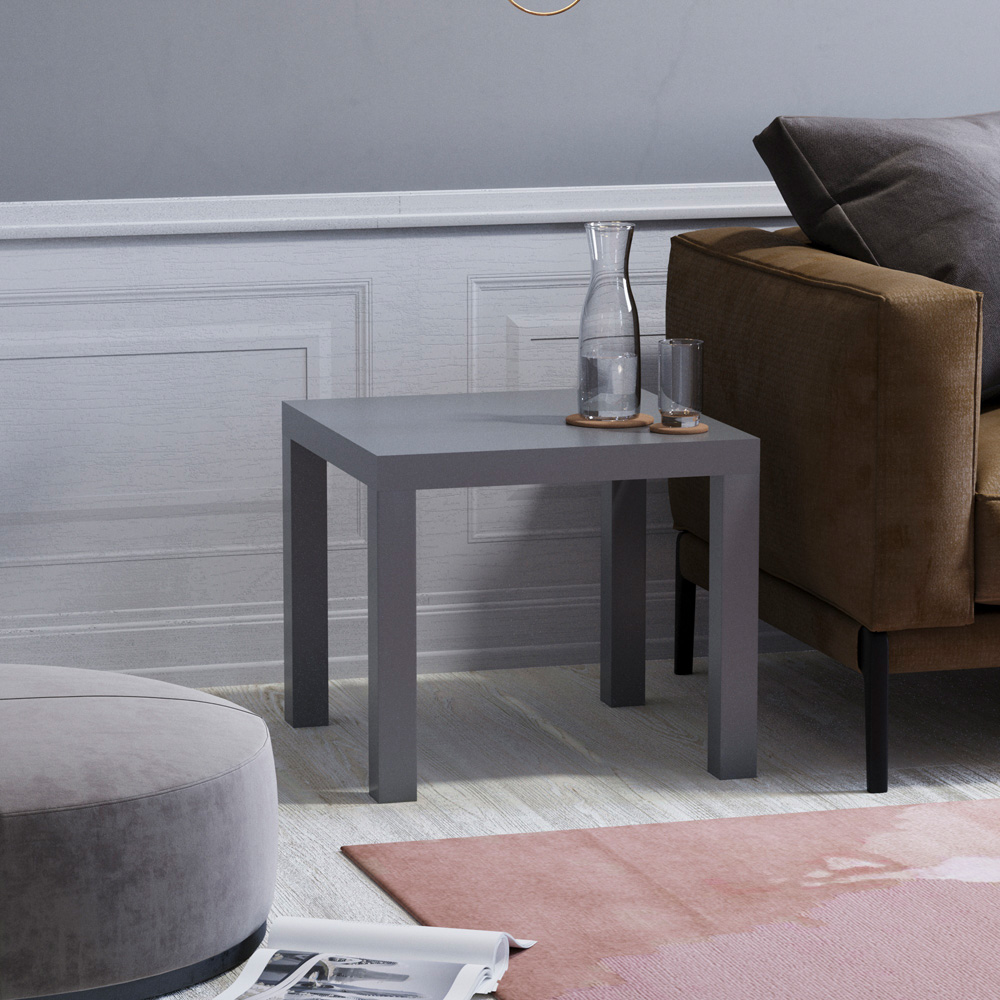 Vida Designs Beeston Grey Side Table Image 3