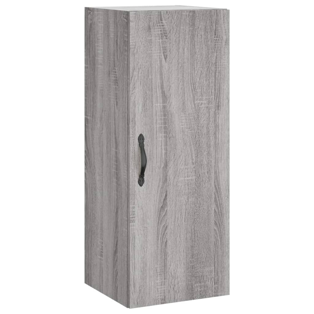 vidaXL Single Door 2 Drawer 2 Shelf Grey Sonoma Highboard Image 5
